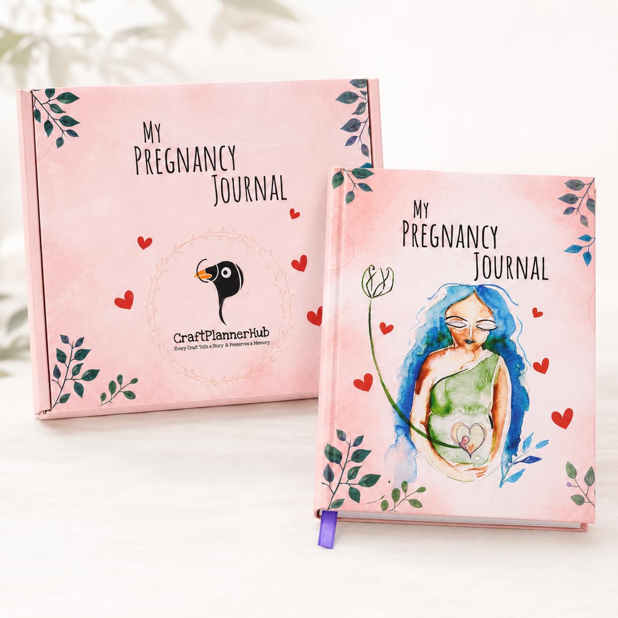 My Pregnancy Journal - Premium Memory Book & Planner for Expecting Moms, Album for Mom and Baby with stickers, Bookmark, car safety sign, Generations of Love, Perfect Gift for New Moms