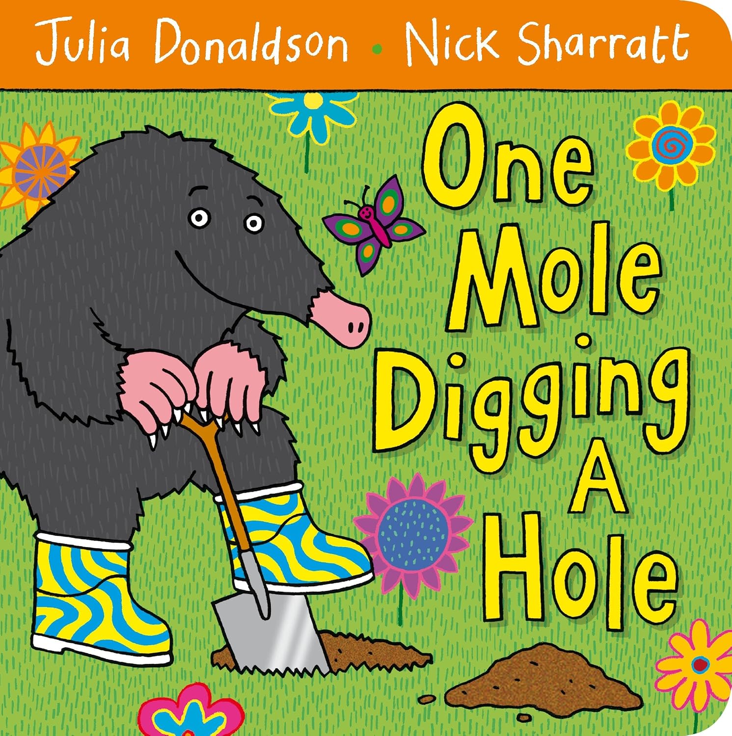 One mole digging a hole